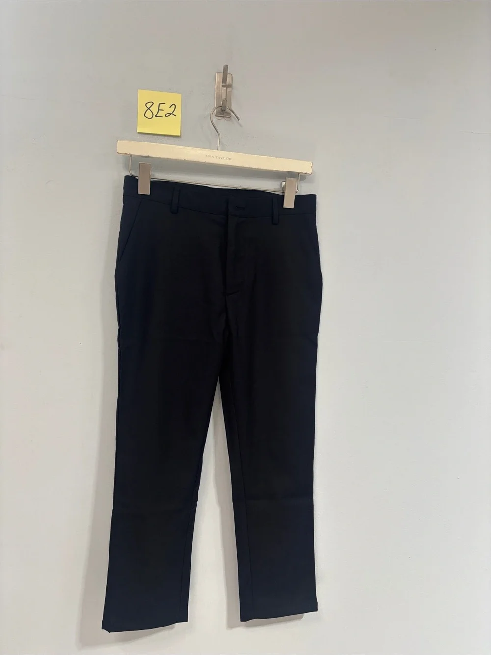 Boys size 8 2 piece black suit